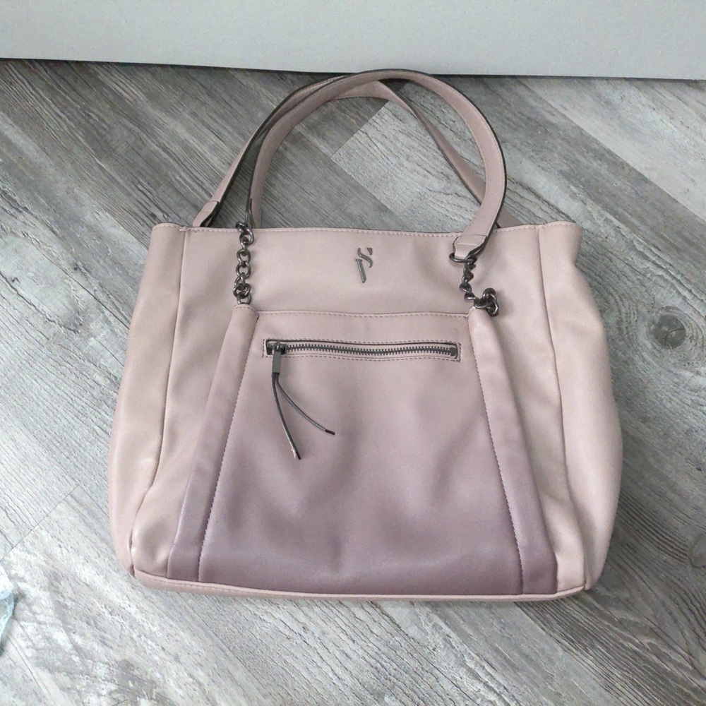 Simply Vera Vera Wang Pink and Lavender Tote